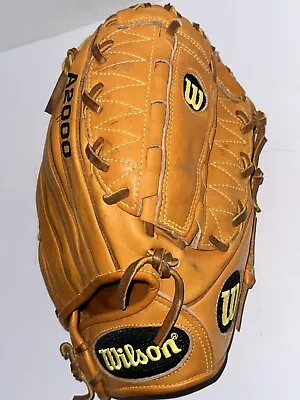 Wilson A2000 L ProStock  11.75  Baseball/Softball Pro Stock MLB RHT Japan Great! • $100