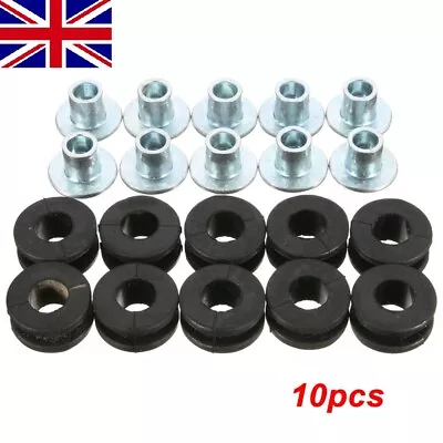 £4.99 • Buy 10x Motorcycle Grommets Bolt Rubber Set For Honda Yamaha Suzuki Kawasaki Fairing