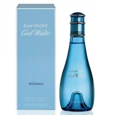 Davidoff Cool Water Woman Eau De Toilette 100ml Spray NEW. Women's - EDT For Her • £24.49