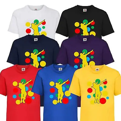 £10.99 • Buy Kids Boys Girls Dab Spotty T-Shirt Children In Need 2022 School Dabbing Cool Tee