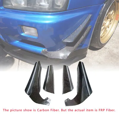 For Nissan R34 Skyline GTR OE Style FRP Fiber Front Bumper Canard Kits(4pcs) • $190