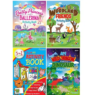 £2.29 • Buy Colouring Books Activity Book Kids Childrens Boys Girls Fast Shipping A4