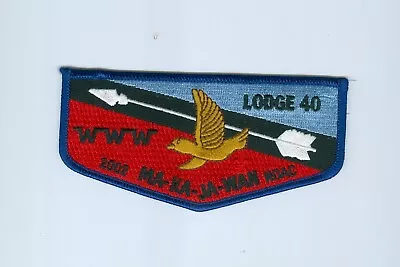 OA  Lodge 40 Ma-Ka-Ja-Wan NOAC 2002 Flap • $4.25