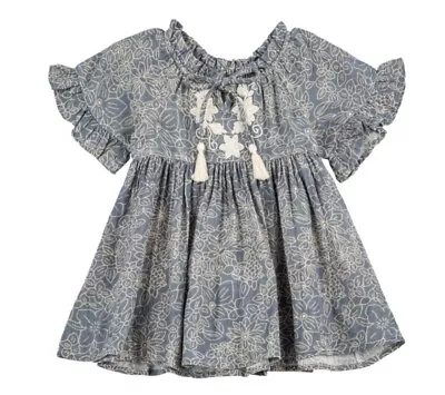 Mimi & Maggie Girl's Chelsea  Grey Market Dress Size 10/12 NWT  • $29.99