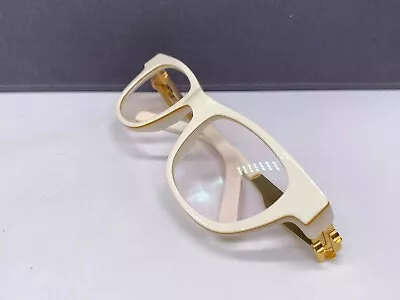 Ic! Berlin Eyeglasses Frames Woman Square White Gold Sold Out Sample Claudia S • £120.05