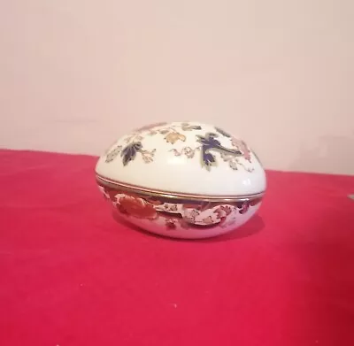Masons Blue Mandalay Egg Trinket Box. Perfect Addition To Any Dressing Table  • £10