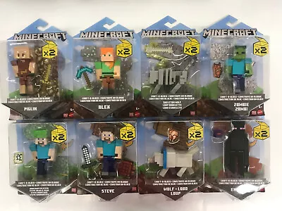 Minecraft Craft-A-Block Action Figures • $18.99