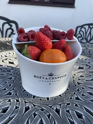 £17.50 • Buy Moët Chandon Ice Bucket Acrylic Cooler For Ice And Fruit! Price For Black Friday