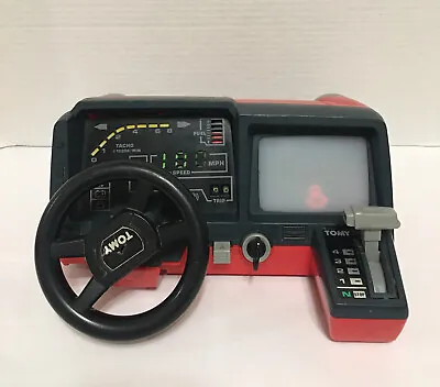 Tomy Racing Turning Turbo Car Drive Dashboard Game Toy Vintage Untested • $70