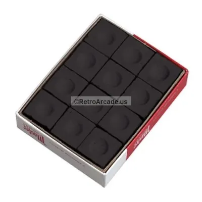 Master BLACK Pool Billiard Cue Q Stick Chalk Doz. Box 12-Pack 1 Dozen 12 Ct. • $7.99