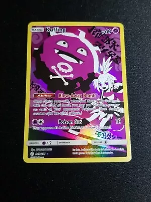 Pokémon TCG Koffing Cosmic Eclipse 243/236 Holo Secret Rare • $2