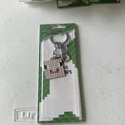 Minecraft Pocket Edition Necklaces Keychain Diamond Ore Pickaxe Pig Keychain • $4.99