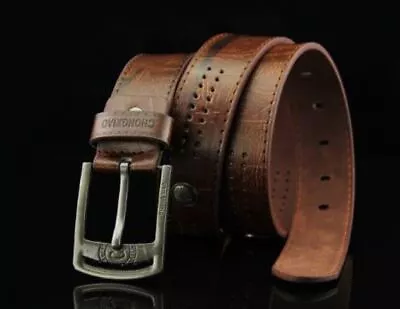 Men's Genuine Cowhide Leather Belt • $17