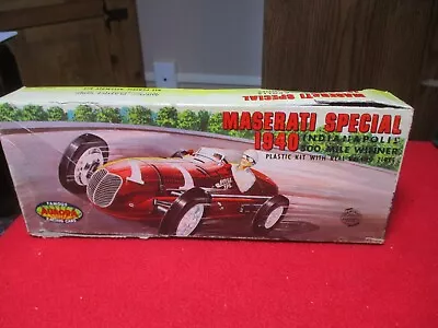 Aurora Racing Cars 1940 Maserati Special Indy 500 Winner Model Kit Not Complete • $16.99