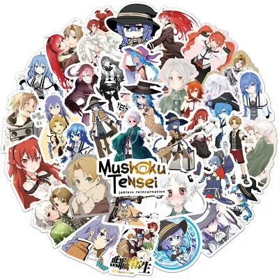 50Pcs Sticker Mushoku Tensei: Jobless Reincarnation Migurdia Roxy Vinyl Decal • $10.16