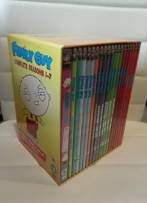 Family Guy - Complete Series 1-7 Box Set With Uncovered - Region 2 DVD • £5