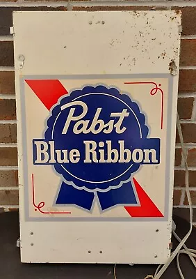 VINTAGE PABST BLUE RIBBON LIGHT UP SIGN (For Repair) PBR BEER  • $60