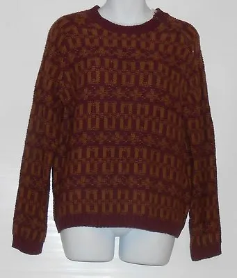 Preswick & Moore Ladies Long Sleeve Pullover Sweater Mink & Plum L MSRP $80.00 • $43.88