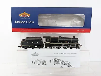 £95 • Buy OO Gauge Bachmann LMS 5660 Jubilee Class 'Rooke' Steam Locomotive-Renamed.