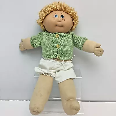 Vintage Cabbage Patch Doll Blonde Poodle Hair GA • $18.93