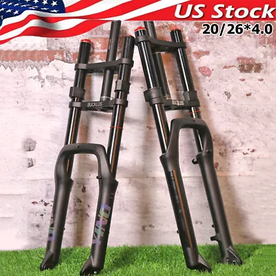 BUCKLOS 20/26*4.0  Fat Beach/Snow/Electric/XC Bike Forks MTB Air Suspension Fork • $169