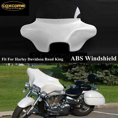 Front Batwing Fairing Windshield 6x9'' Speaker For Harley Road King FLHR 94-up • $613.57