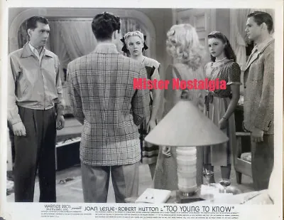 Vintage Photo 1945  Joan Leslie Robert Hutton Dolores Moran Too Young To Know • $9.99