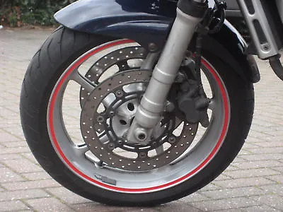 £4.58 • Buy MOTORCYCLES CAR WHEEL RIM TAPE  TRIM  7mm OR 10mm 18 Strips MADE TO ORDER IN UK 