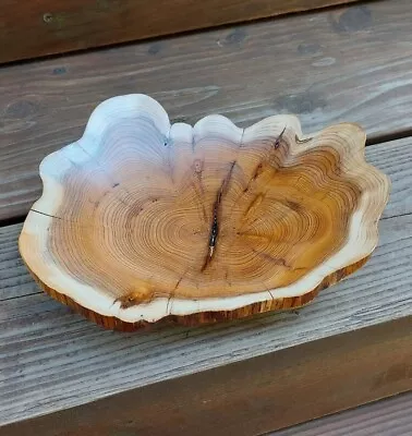 Pacific Yew Natural Edge Bowl~WOW!!🔥 ~Dovecote Woodworking~ (733)  • $69.99