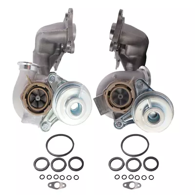 Front& Rear Turbo Turbocharger Fits BMW 740i 740Li 2011-12 X6 N54 3.0L 2008-10 • $599.99