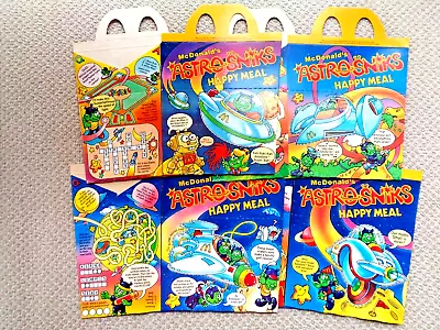 McDonald's 1983 Astrosniks  Happy Meal Box Complete Set • $34.95