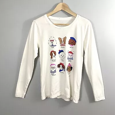 J.Crew Factory French Dogs Collector Tee  Size Small Poodle Bichon & More • $14.96