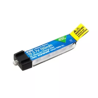 E-flite 150mAh 1-cell 3.7V 45C LiPo Battery Nano CPX QX Ultra Micro EFLB1501S45 • £9.99