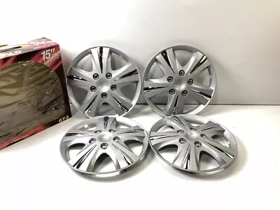 Custom Accessories 96411 GT-5 Silver Wheel Cover Set - 15  • $39.95