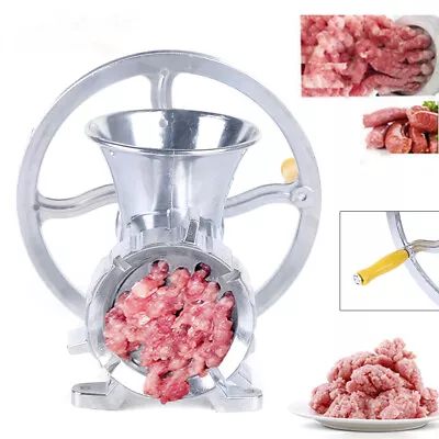 Commercial Meat Grinder Mincer Stuffer Hand Manual Sausage Filler Maker Machine • $49