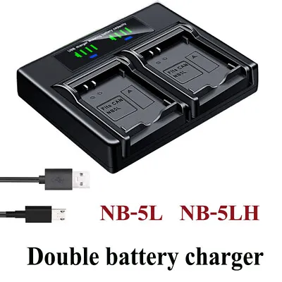 USB Battery Charger For Canon NB-5L PowerShot SX200 SX210 SX220 IS SX230 HS • $10.99