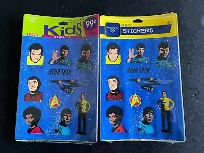 $14.99 • Buy VINTAGE 1990s STAR TREK Original Series Stickers Hallmark Lot X2