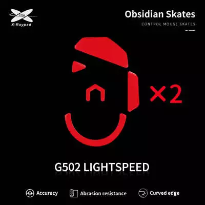 X-Raypad Obsidian Mouse Skates For Logitech G502 Lightspeed Wireless • $26.95
