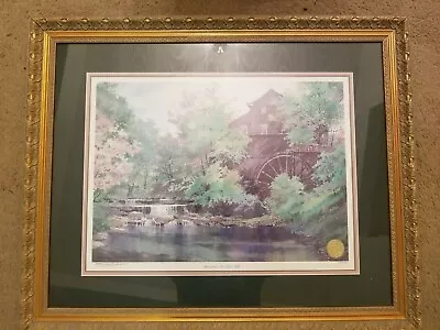 Springtime At Falls Mill By Michael Sloan. Tennessee Artist In Residence Seal • $1000