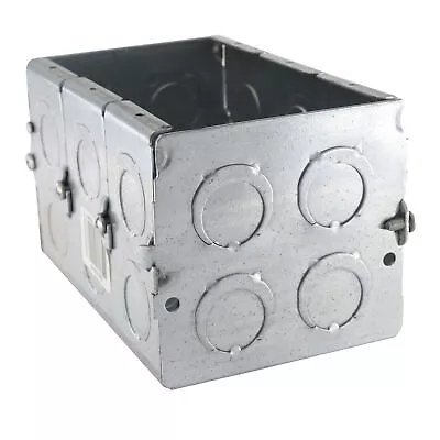 Steel City Gw-335-g Masonry Box 3-gang 3-1/2  Deep 3-3/4  H 1/2  & 3/4  Kos • $19.50