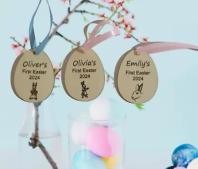 Personalised My First Easter Bunny Gift Tags Childrens Easter Gift • £2