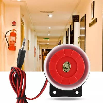 Mini Wired Siren Indoor / Outdoor Siren Mini Alarm For Home Security System FOD • $8.87