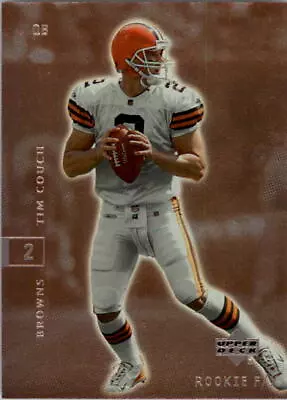 2001 Upper Deck Rookie F/X Football Card #22 Tim Couch • $1.69