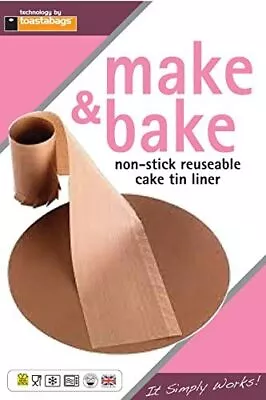 NEW Cake Tin Non Stick Reusable Circle And Wall Liner. 7 Inch 8 Inch 9 Inch Gol • £6.08