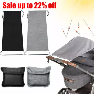 Universal Baby Pushchair Stroller Sun Shade Pram Buggy Sunshield Cover Canopy • £4.21