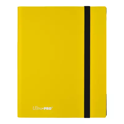 Ultra Pro - Eclipse 9 Pocket Pro Binder - Lemon Yellow [Holds Up To 360 Cards] • £9.99