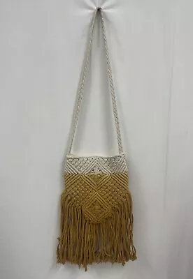 Mossimo Supply Co. Macrame Crossbody Bag • $20