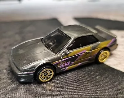 Hot Wheels Nissan Silvia KW S13 HW Speed Graphics Grey Drift JDM • $7.87