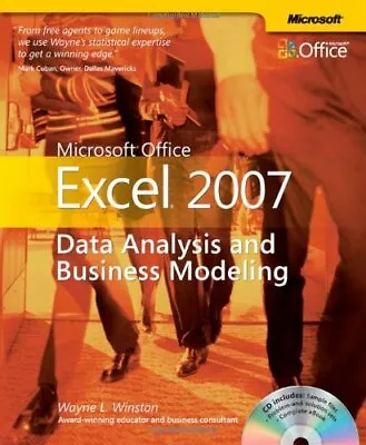 Microsoft Office Excel 2007: Data Analysis & Business Modeling Book/CD Pack • £3.50