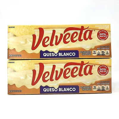 2 Velveeta Queso Blanco 32 Oz. Blocks Original Melting Cheese Dip & Sauce 02/24 • $24.99